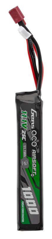 Batterie 11.1v 1000 mah 1 stick T-Dean Genspow - 11.1v 1000 mah 1 élément T-Dean - obrazek 3