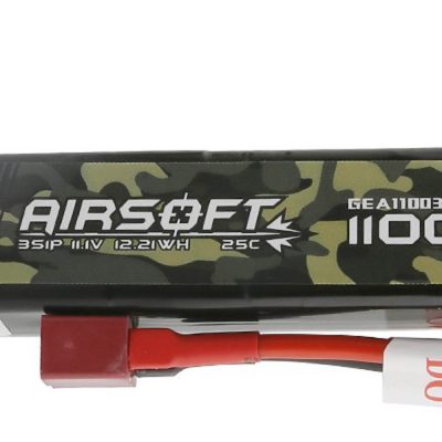 Batterie airsoft Gen Ace Lipo 11.1 V 25C 3S1P 1100mAh