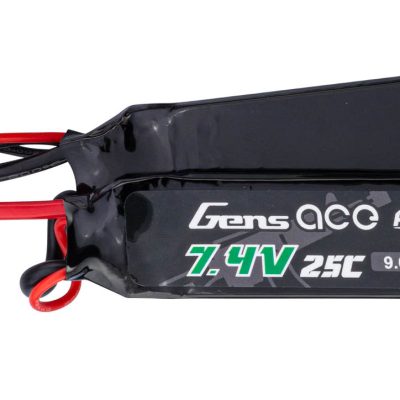 Batterie Lipo 2S 7.4V 1300mAh 25C 2 sticks Genspow