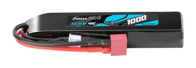 Batterie LiPo Gens Ace 1000mAh – 45C – 11.4V HV – Connecteur Deans T -