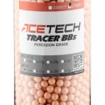 Billes Acetech Tracer 0.20g x 2700 rouges bouteille - BB BILLES TRACER ACETECH  0.20grs bouteille 2700rds - ROUGE