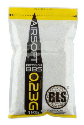 Billes 0.23g BLS STD 6mm – Sachet de 1 kg - CARTON DE 20 SACHETS DE BILLES BLS STD 1KG - 0.23g