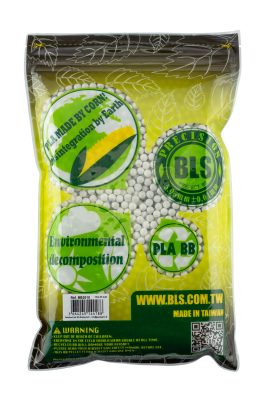 Billes 6mm Airsoft BIO Blanches 0.20G BLS - Carton de 20 sachets 0.20g BLS Bio - obrazek 2