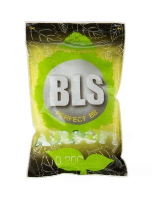 Billes 6mm Airsoft BIO Blanches 0.20G BLS - Carton de 20 sachets 0.20g BLS Bio - obrazek 4