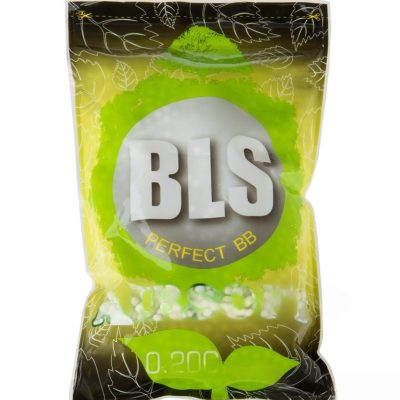 Billes 6mm Airsoft BIO Blanches 0.20G BLS