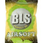 Billes 6mm Airsoft BIO Blanches 0.25g – BLS – Sac de 1 kg