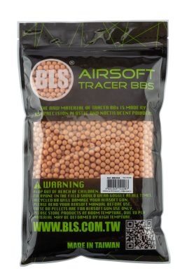 Billes traçantes rouges BLS 0,25g – Sachet de 1Kg - Carton 20 sachet racer red 0.25g BLS - obrazek 2