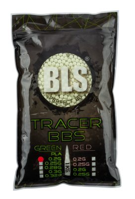 Billes traçantes vertes biodégradables 0.20G BLS - Carton 20 Sachets 1KG 0.20g tracer Bio BLS