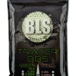 Billes Airsoft Traçantes BLS 0,30 g BIO - Sachet de 1 KG - CARTON DE 20 SACHETS DE BILLES BLS TRACER 1KG VERT - 0.30g BIO