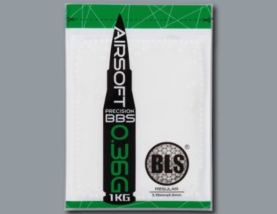 Billes lourdes 6mm airsoft BLS 0.36g – Sac de 1 kg - CARTON DE 20 SACHETS DE BILLES BLS STD 1KG - 0.36g - obrazek 3