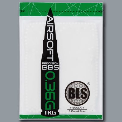 Billes lourdes 6mm airsoft BLS 0.36g – Sac de 1 kg