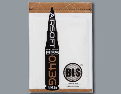 Billes lourdes 0.43g airsoft BLS – Sac de 1 kg - CARTON DE 20 SACHETS DE BILLES BLS STD 1KG - 0.43g - obrazek 3