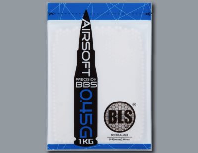 Billes lourdes 0.45g airsoft BLS – Sac de 1 kg - CARTON DE 20 SACHETS DE BILLES BLS STD 1KG - 0.45g - obrazek 3