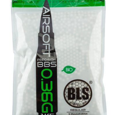 Billes lourdes 0.36g  airsoft biodégradables BLS BIO – Sac de 1 kg