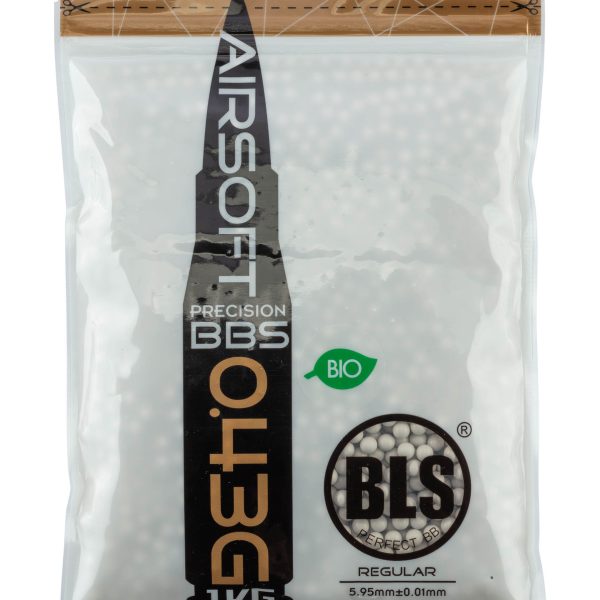 Billes lourdes 6mm airsoft biodégradables BLS BIO 0.43g – Sac de 1 kg - CARTON DE 20 SACHETS DE BILLES BLS STD 1KG - 0.43g BIO