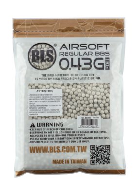 Billes lourdes 6mm airsoft biodégradables BLS BIO 0.43g – Sac de 1 kg - CARTON DE 20 SACHETS DE BILLES BLS STD 1KG - 0.43g BIO - obrazek 2
