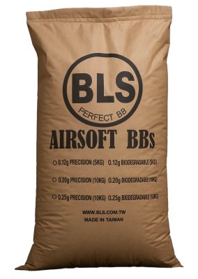 Billes 6mm Airsoft biodégradables BLS – Sac de 10 kg - 0.20
