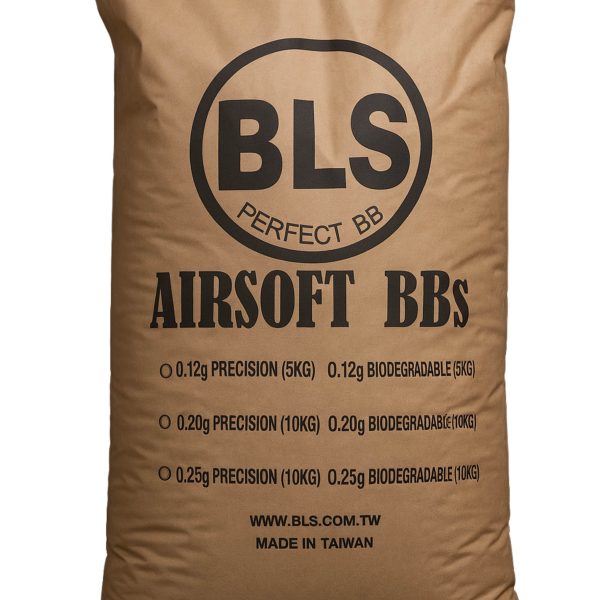 Billes 6mm Airsoft biodégradables BLS – Sac de 10 kg - 0.20