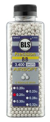 Billes Airsoft BLS Precision 6 mm haute précision - 0.25 g