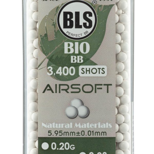 Billes Airsoft BLS BIO Precision 6 mm biodégradables - 0.25 g