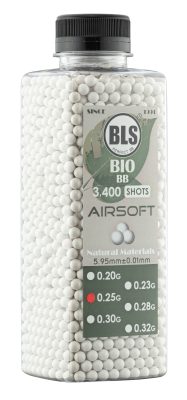 Billes Airsoft BLS BIO Precision 6 mm biodégradables - 0.25 g - obrazek 2