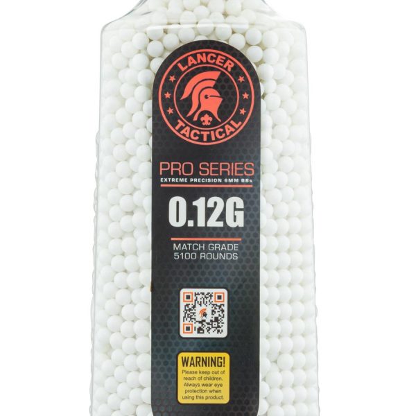 Billes Airsoft 6mm 0.12g x 5100 en bouteille - BB LT 0.12G 5100 rds en bouteille (carton de 6)