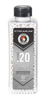 Billes Streamline Lancer Tactical - 0.20g - CARTON DE 12 BOUTEILLES DE 3300 BB's LT STREAMLINE - 0.20g - obrazek 3