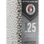 Billes Streamline Lancer Tactical - 0.25g - CARTON DE 12 BOUTEILLES DE 3300 BB's LT STREAMLINE - 0.25g