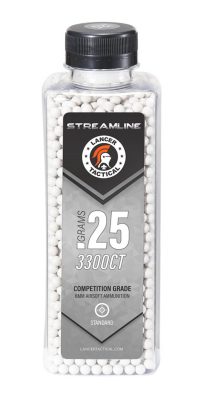 Billes Streamline Lancer Tactical - 0.25g - CARTON DE 12 BOUTEILLES DE 3300 BB's LT STREAMLINE - 0.25g - obrazek 3