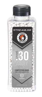 Billes Streamline Lancer Tactical - 0.30g - CARTON DE 12 BOUTEILLES DE 3300 BB's LT STREAMLINE - 0.30g - obrazek 3