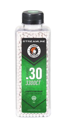 Billes STREAMLINE Bio Lancer Tactical - 0.30g - CARTON DE 12 BOUTEILLES DE 3300 BB's LT STREAMLINE - BIO - 0.30g - obrazek 3