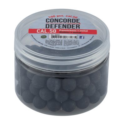 Cal. 50 - Billes de Défense caoutchouc   métal - Boîte de 100 billes caoutchouc   métal - obrazek 2
