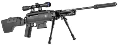 Carabine à air comprimé 7.5 à 24 J Black Ops sniper cal. 4,5 mm