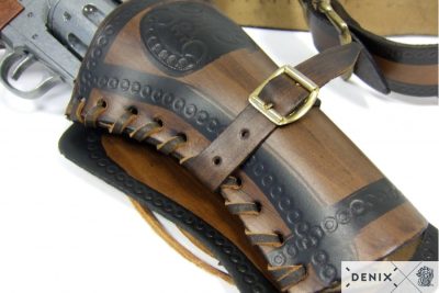 Ceinturon avec un holster pour revolver Western - obrazek 4