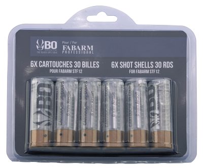 Pack de 6 cartouches Fusil à pompe airsoft BO/FABARM clear - CARTOUCHES x6 FABARM GAZ - CLEAR - obrazek 4