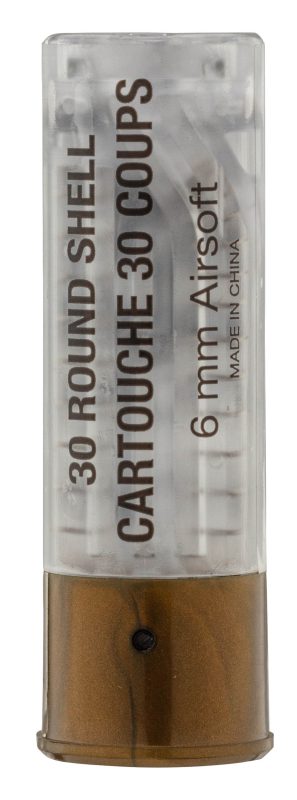 Pack de 6 cartouches Fusil à pompe airsoft BO/FABARM clear - CARTOUCHES x6 FABARM GAZ - CLEAR - obrazek 5