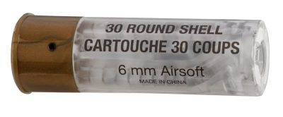 Pack de 6 cartouches Fusil à pompe airsoft BO/FABARM clear - CARTOUCHES x6 FABARM GAZ - CLEAR - obrazek 7