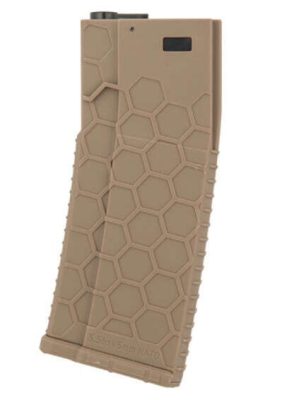 Chargeur AEG Mid-cap 120 coups Hexmag Dark Earth - Chargeur dark earth 120 coups LT AEG HEXMAG
