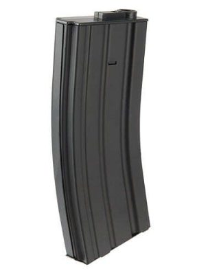 Chargeur Mid-cap métal 120 billes pour M4 AEG - Chargeur Mid-cap métal 120 billes