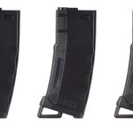 Pack de 5 chargeurs Mid-cap Speed 130 billes pour M4 AEG noir - CHARGEUR LT 130 rds POLYMER M4/M16 noir PACK DE 5