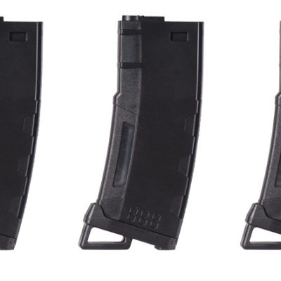 Pack de 5 chargeurs Mid-cap Speed 130 billes pour M4 AEG noir