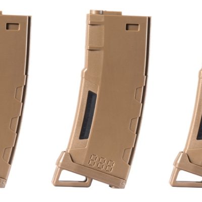Pack de 5 chargeurs Mid-cap Speed 130 billes pour M4 AEG Tan