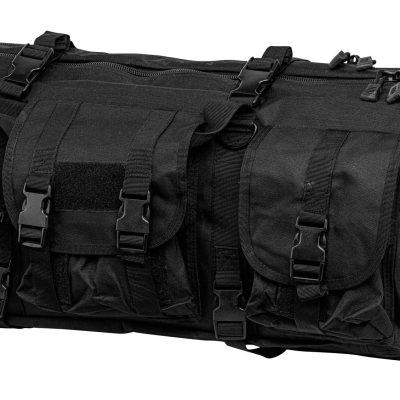 Housse tactique noire pour armes longues - 92 cm