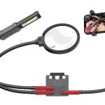 Station main libre Real Avid Loupe / Lampe / Porte téléphone - Station main libre Real Avid