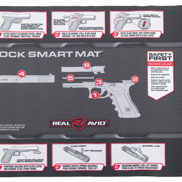 REAL AVID Tapis de démontage Glock - Tapis de démontage Glock