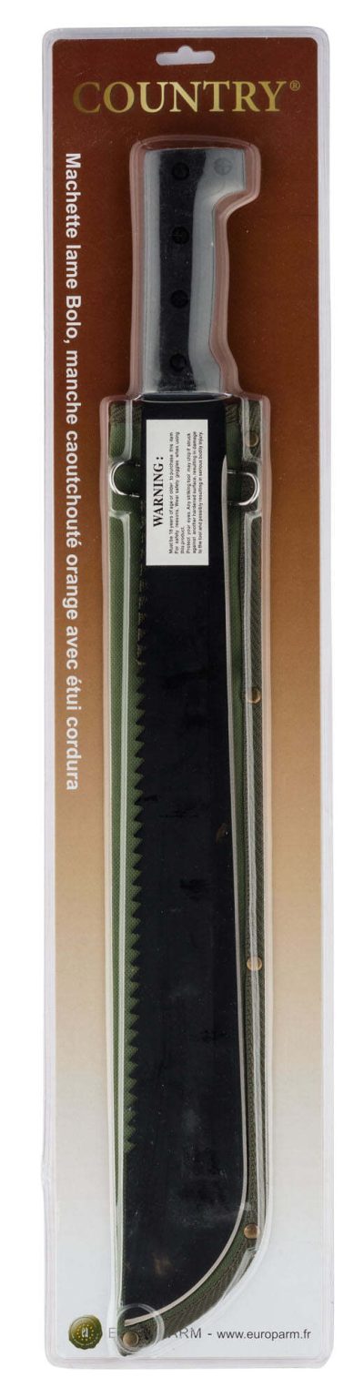 Simple machete with saws and canvas case - - obrazek 3