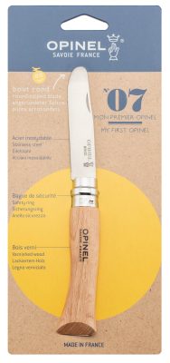 Couteau Opinel enfant numéro 7 à bout rond - - obrazek 2