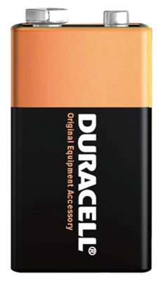 6LR61 9 Volt Battery - Duracell - 6LR61