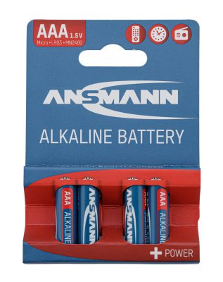 Piles alcalines LR03 AAA - Ansmann - AAA LR03