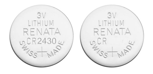Lot 2 Piles Lithium CR2430 3 volts Renata